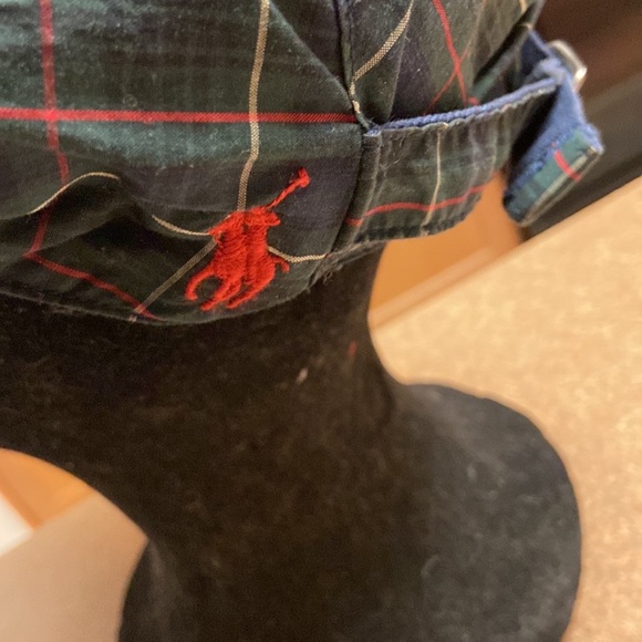 Vintage Polo Ralph Lauren Logo Plaid Newsboy Cap - Picture 6 of 11